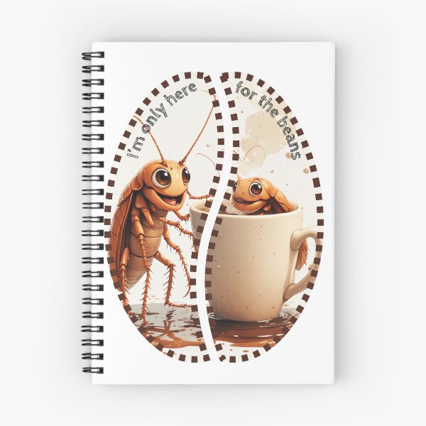 Item preview, I'm Only Here For The Beans Funny Roach Coffee designed and sold by dcohea.