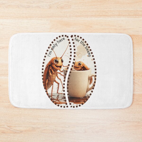 Item preview, I'm Only Here For The Beans Funny Roach Coffee designed and sold by dcohea.