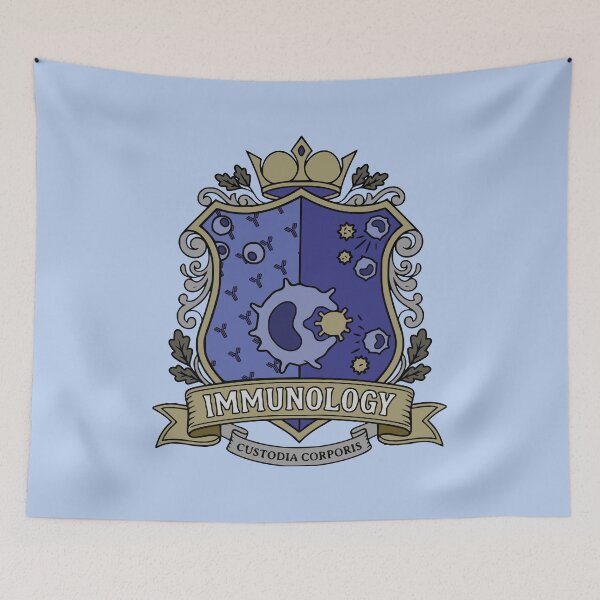 Item preview, Immunology Crest - Science Coat of Arms designed and sold by MicroMarket.