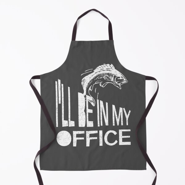 Item preview, I'll be in my office fishing white designed and sold by InkRiot Studios.