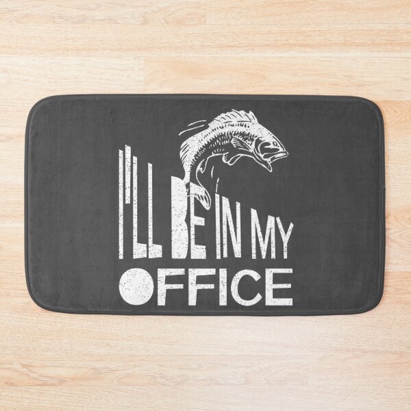 Item preview, I'll be in my office fishing white designed and sold by InkRiot Studios.