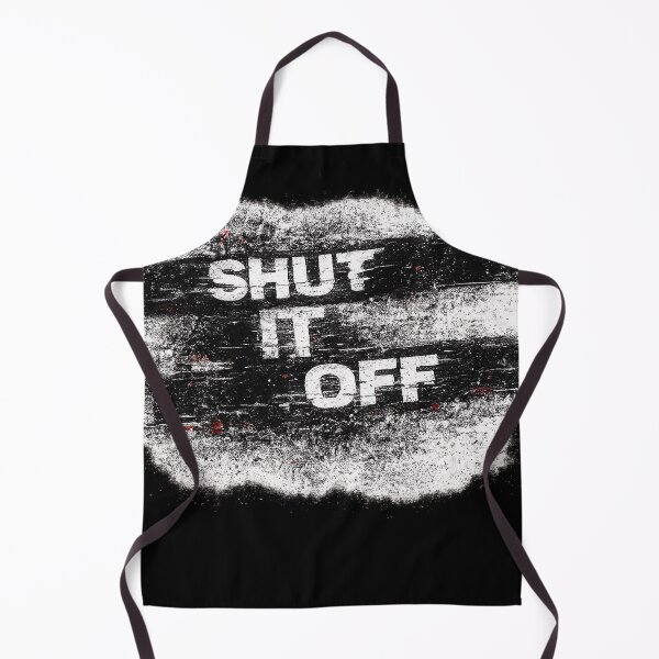 Item preview, SHUT IT OFF – overwhelming psychological typography design designed and sold by VertigoState.