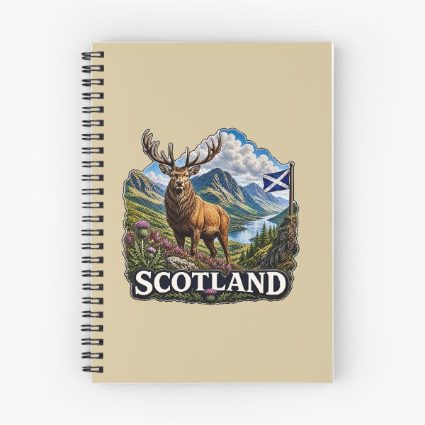 Item preview, Scotland Red Deer Stag Highland Wildlife designed and sold by Myra365Art.