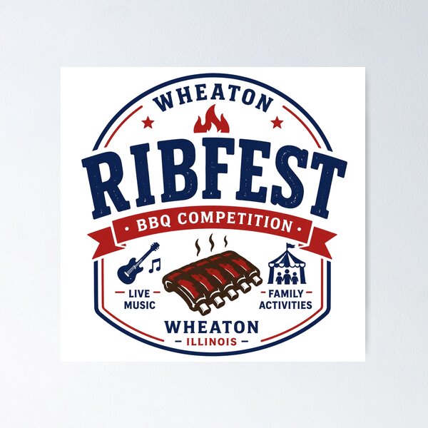 Item preview, Wheaton Ribfest BBQ Competition – Illinois Flavor designed and sold by Combat Skies.