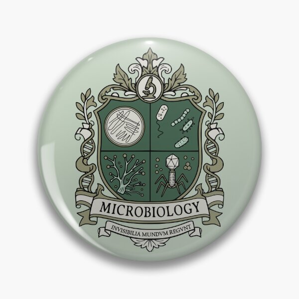 Item preview, Microbiology Crest - Science Coat of Arms designed and sold by MicroMarket.