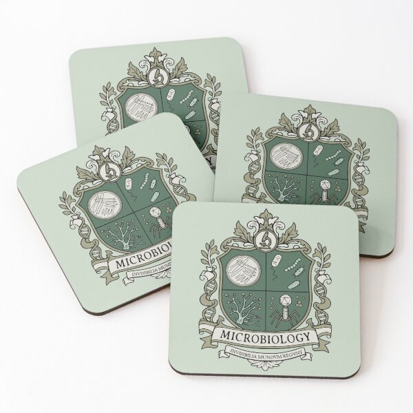 Item preview, Microbiology Crest - Science Coat of Arms designed and sold by MicroMarket.