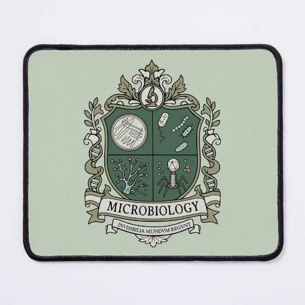 Item preview, Microbiology Crest - Science Coat of Arms designed and sold by MicroMarket.