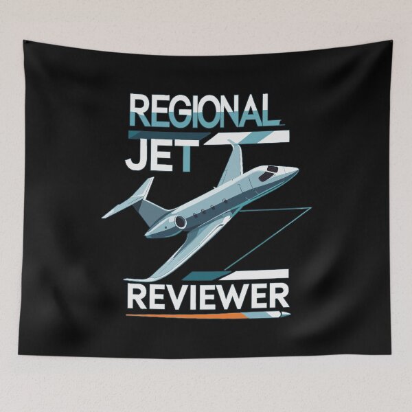 Item preview, Regional Jet Reviewer Funny Aviation Pilot Plane Spotting Gift designed and sold by philippo artworks.