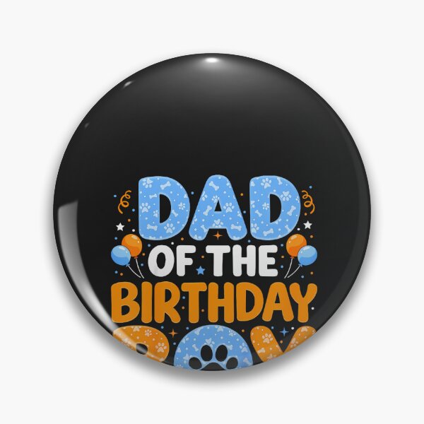 Item preview, Dad of The Birthday Boy Dog Paw Family Matching Bday Party designed and sold by CriseldaBruning.