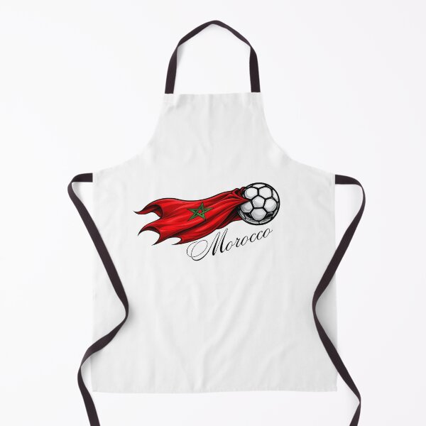 Item preview, Morocco Football Flag Cape - Moroccan Soccer Ball Design designed and sold by positivitymed.