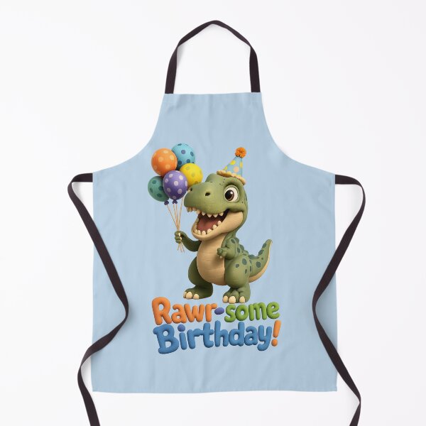 Item preview, Cute T-Rex Birthday Dinosaur - Rawr-some Birthday | Kawaii 3D Happy Birthday Animal Art designed and sold by Moons Studio.
