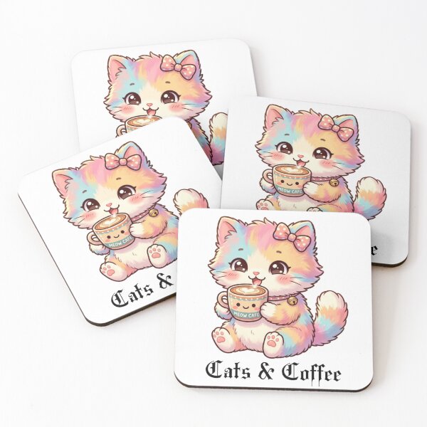 Item preview, Cats & Coffee  designed and sold by RadKiid.