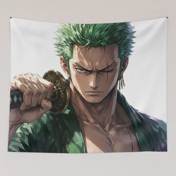 Item preview, Roronoa Zoro Three Sword Style Anime Art | One Piece Legendary Swordsman  designed and sold by Dyan4.