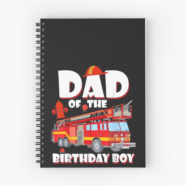 Item preview, Dad of The Birthday Boy Fire Truck Firefighter Daddy designed and sold by CriseldaBruning.