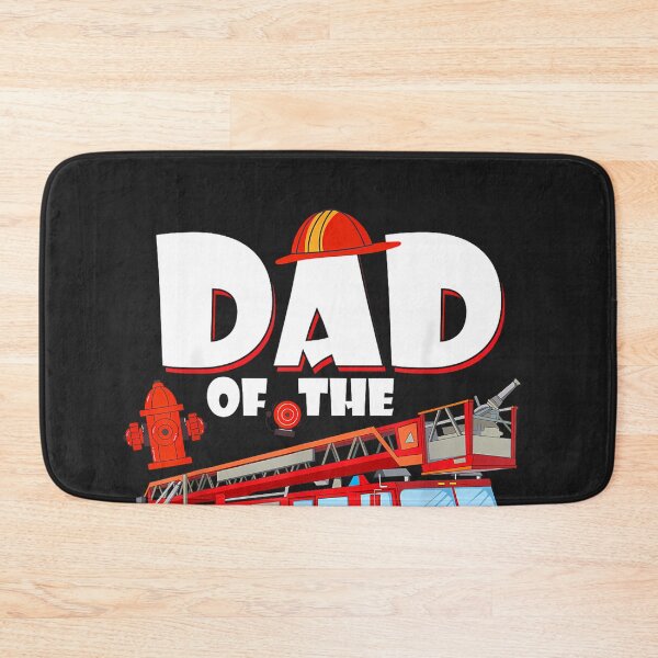 Item preview, Dad of The Birthday Boy Fire Truck Firefighter Daddy designed and sold by CriseldaBruning.