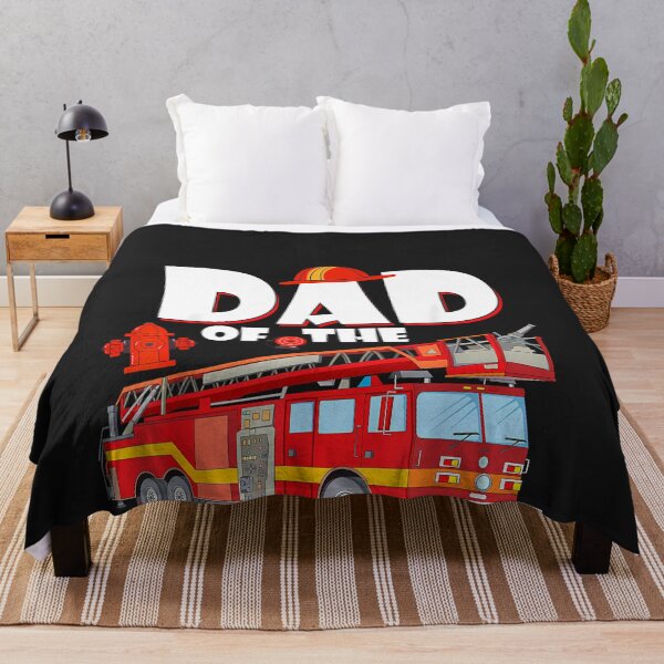 Item preview, Dad of The Birthday Boy Fire Truck Firefighter Daddy designed and sold by CriseldaBruning.