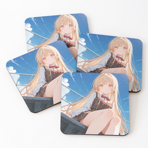Item preview, Mahiru Shiina Angel Next Door Rooftop Sky Moment designed and sold by SuperTeamCanada.