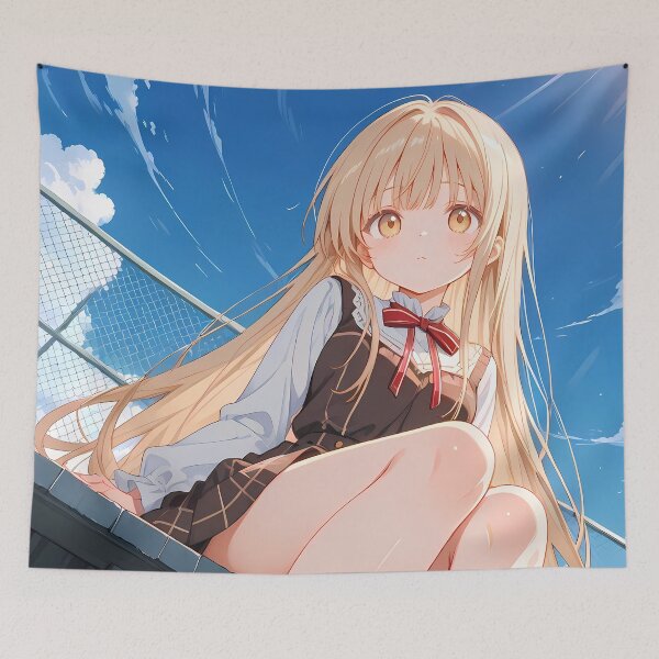 Item preview, Mahiru Shiina Angel Next Door Rooftop Sky Moment designed and sold by SuperTeamCanada.