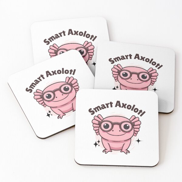 Item preview, Smart Axolotl Cute Kawaii designed and sold by yuki-hana.