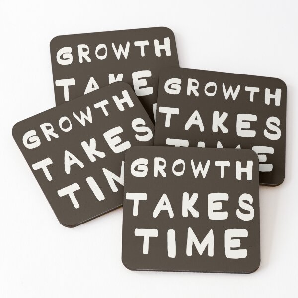 Item preview, Growth Takes Time Typography Design designed and sold by ErynRoseDesign.