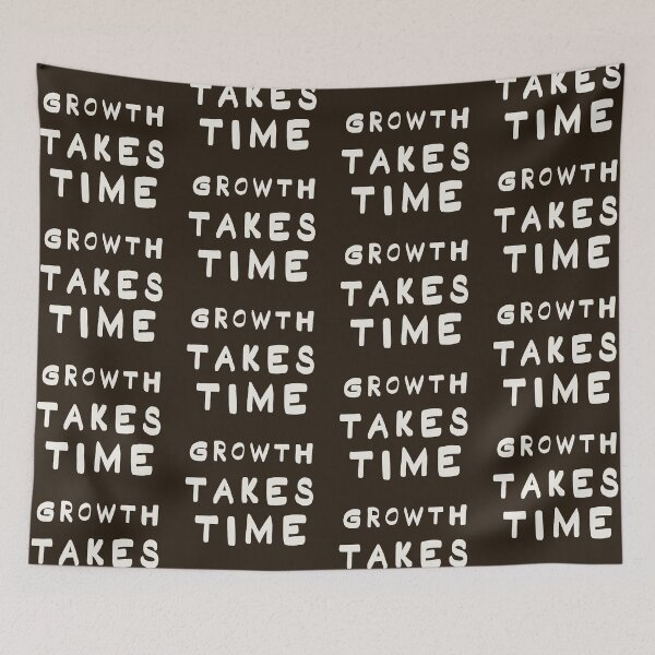 Item preview, Growth Takes Time Typography Design designed and sold by ErynRoseDesign.