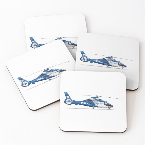 Item preview, AEROSPATIALE AS365N3 DAUPHIN 2 VH-PVH VICPOL 2009 designed and sold by Grubby Fingers Aircraft Illustration.