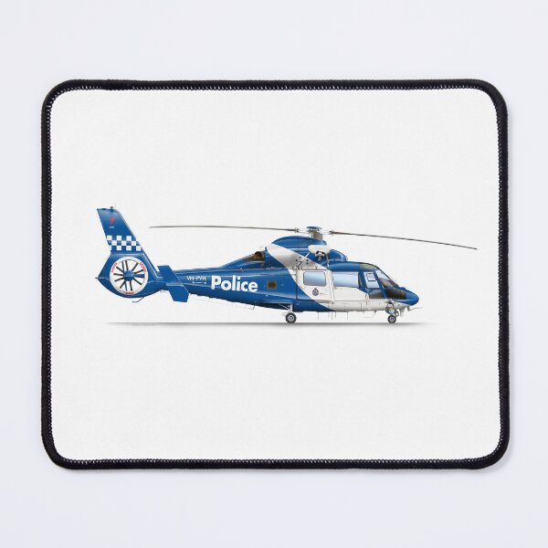 Item preview, AEROSPATIALE AS365N3 DAUPHIN 2 VH-PVH VICPOL 2009 designed and sold by Grubby Fingers Aircraft Illustration.