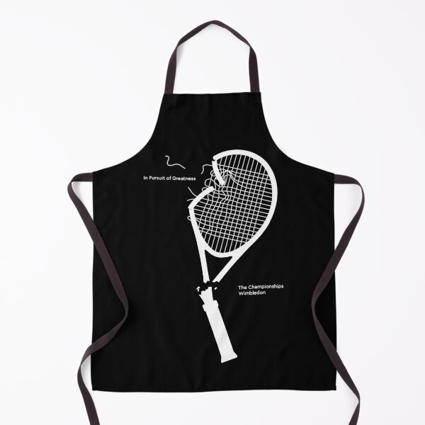 Item preview, The Champion Wimbledon - InPursuit of Greatness - Broken Tennis Racket Vintage (white) designed and sold by ZERO-MIND.
