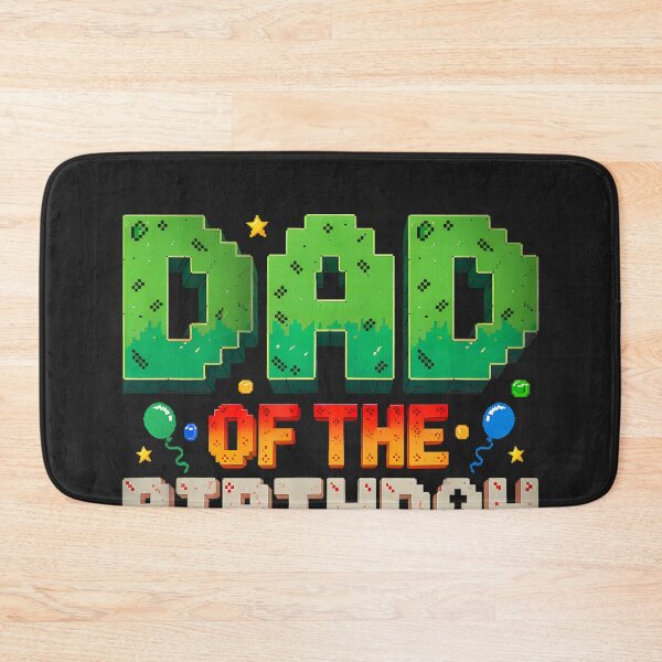 Item preview, Dad of The Birthday Boy Gaming Game Pixel Birthday Party designed and sold by CriseldaBruning.
