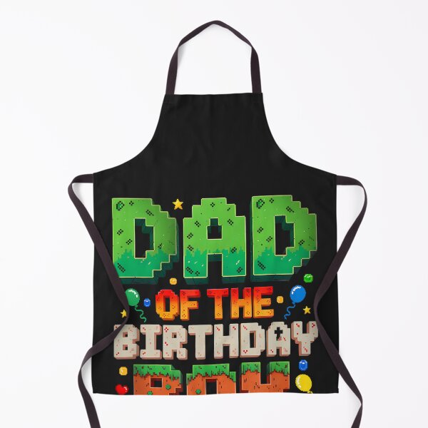 Item preview, Dad of The Birthday Boy Gaming Game Pixel Birthday Party designed and sold by CriseldaBruning.
