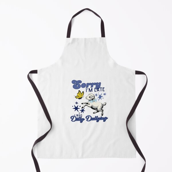 Item preview, Sorry I’m late I was dilly dallying, denim blue vintage lamb designed and sold by Phillipsalexan.