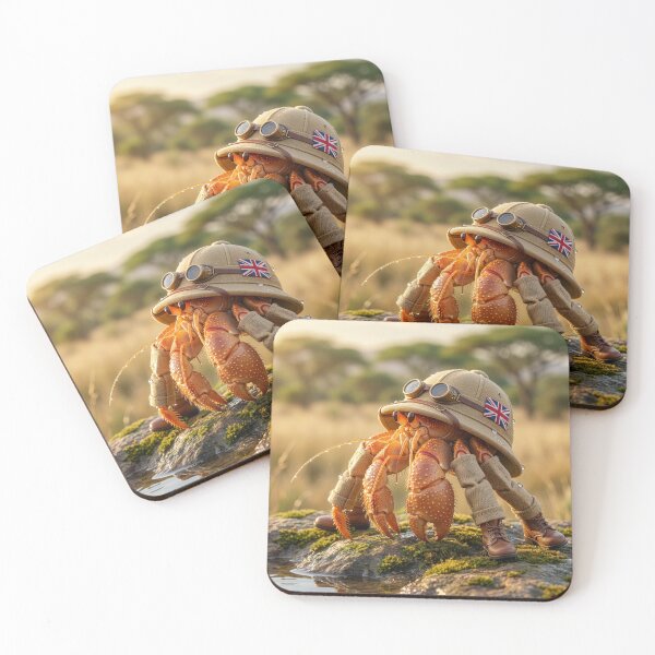 Item preview, British Hermit Crab on Safari designed and sold by Tridentulus.