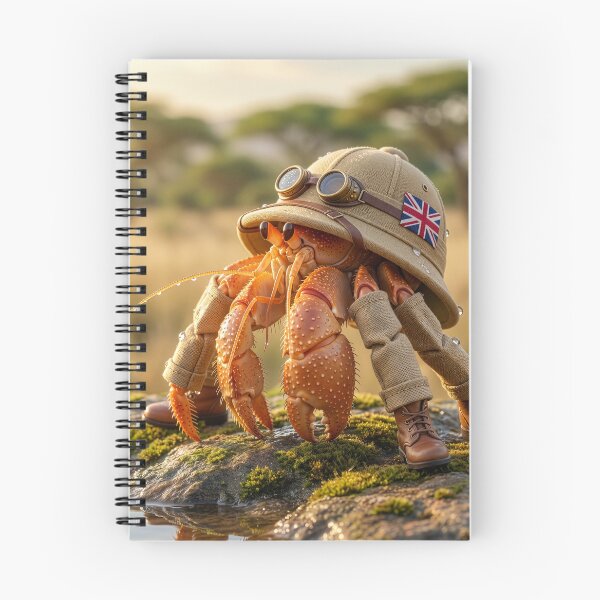 Item preview, British Hermit Crab on Safari designed and sold by Tridentulus.