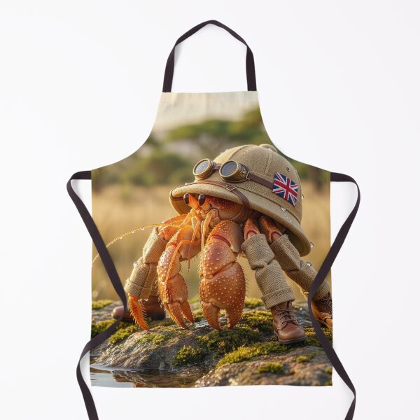 Item preview, British Hermit Crab on Safari designed and sold by Tridentulus.