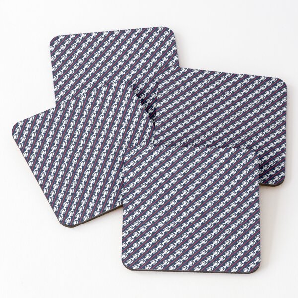 Item preview, Coastal Lobsters and Stripes Diagonal Pattern in Nautical Navy Blue White Red designed and sold by kierkegaard.