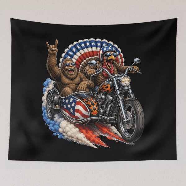 Item preview, Vintage Americana Bigfoot Turkey Ride designed and sold by FREENATION2026.