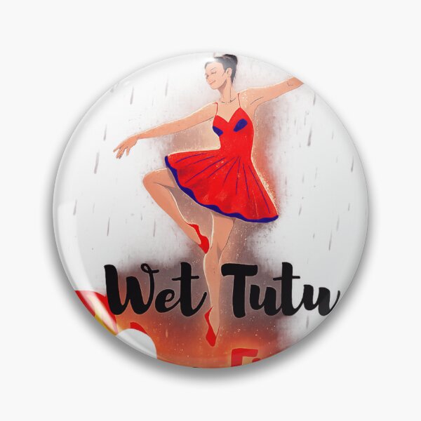Item preview, Wet Tutu On Fire – Rain Ballet Aesthetic Graphic Design designed and sold by DOJA ⭐⭐⭐⭐⭐.