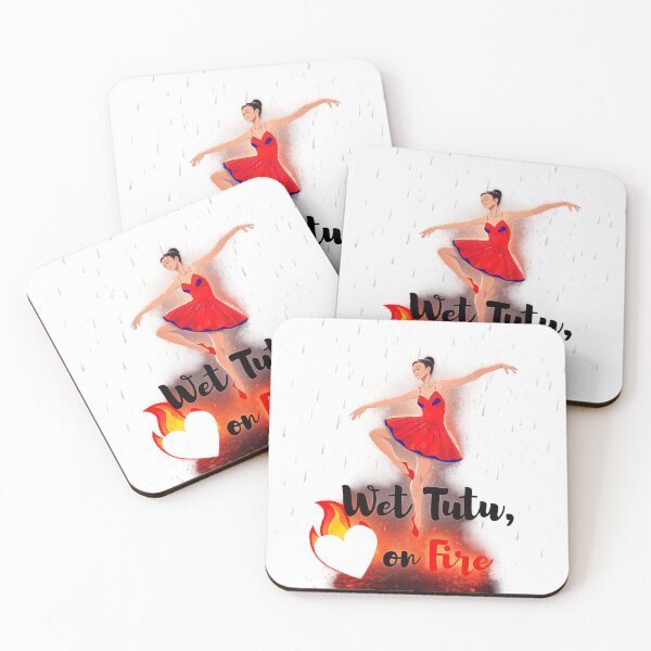 Item preview, Wet Tutu On Fire – Rain Ballet Aesthetic Graphic Design designed and sold by DOJA ⭐⭐⭐⭐⭐.
