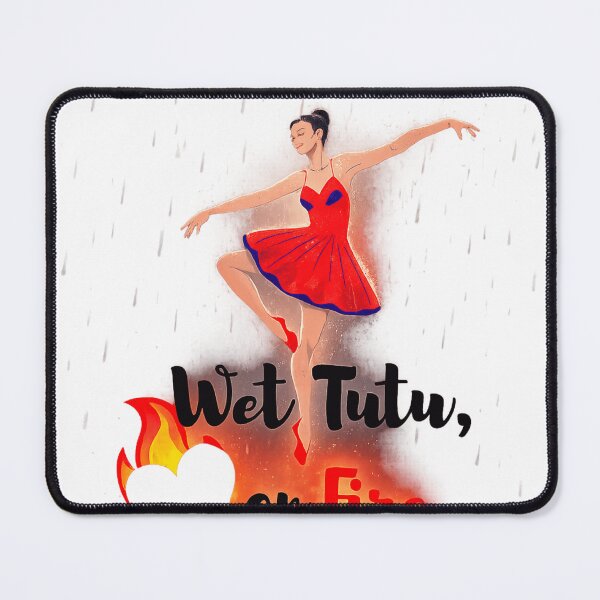 Item preview, Wet Tutu On Fire – Rain Ballet Aesthetic Graphic Design designed and sold by DOJA ⭐⭐⭐⭐⭐.