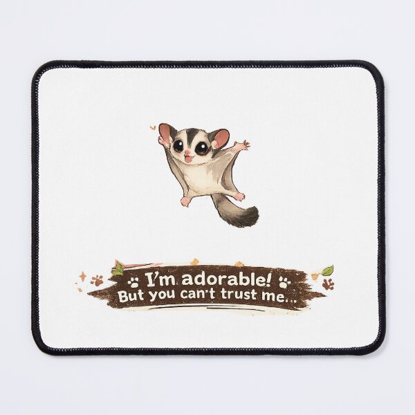 Item preview, im adoreable but you can't trust me designed and sold by Mystic & Celestial Art.