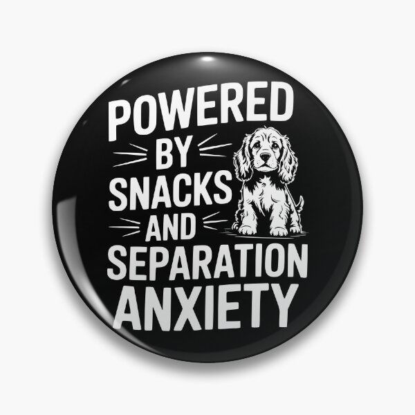 Item preview, Powered By Snacks And Separation Anxiety designed and sold by theartfulaspie.