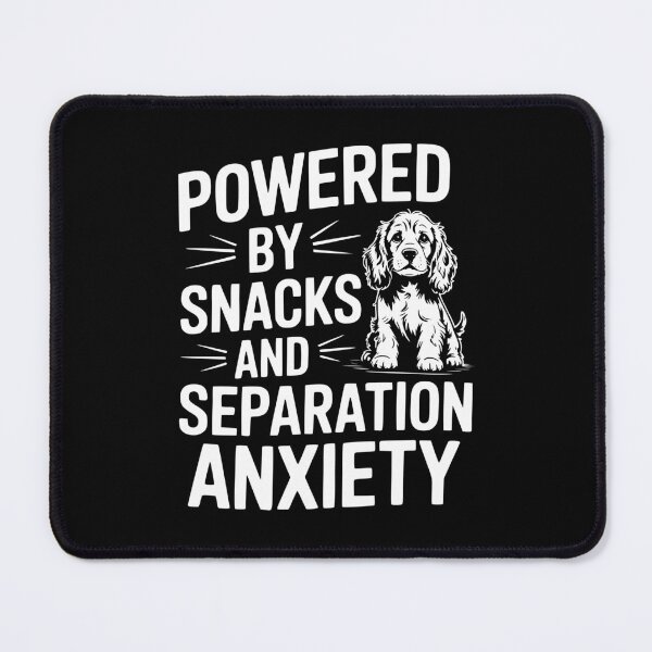 Item preview, Powered By Snacks And Separation Anxiety designed and sold by theartfulaspie.