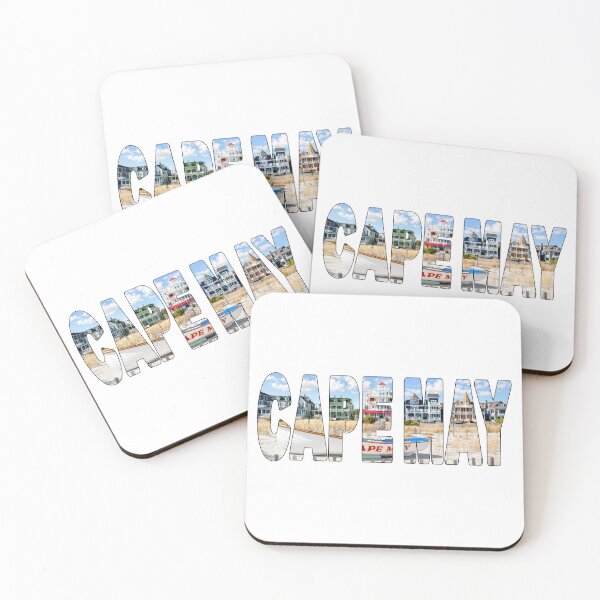 Item preview, CAPE MAY - New Jersey Delaware Bay Beach Boat and Victorian Houses designed and sold by Adam Gormley.