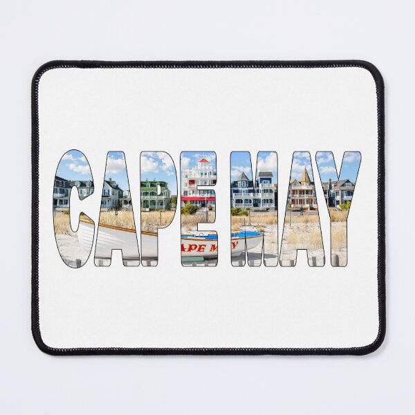 Item preview, CAPE MAY - New Jersey Delaware Bay Beach Boat and Victorian Houses designed and sold by Adam Gormley.