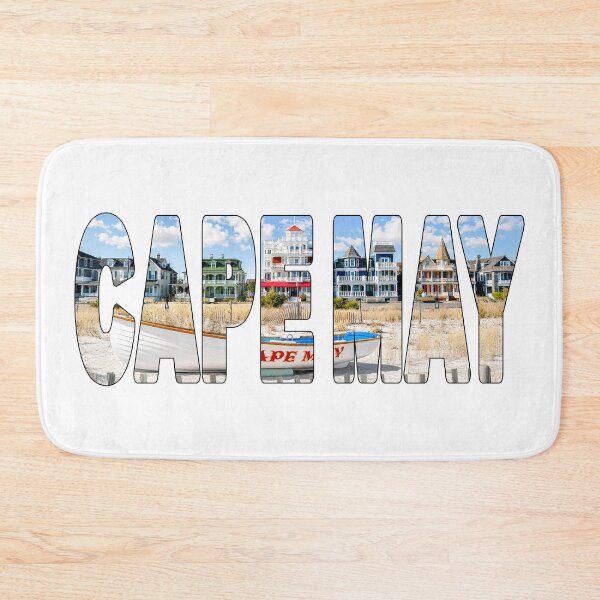 Item preview, CAPE MAY - New Jersey Delaware Bay Beach Boat and Victorian Houses designed and sold by Adam Gormley.