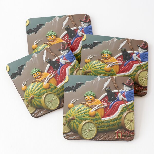 Item preview, Vintage Halloween Greeting designed and sold by Vicky Brago-Mitchell®.