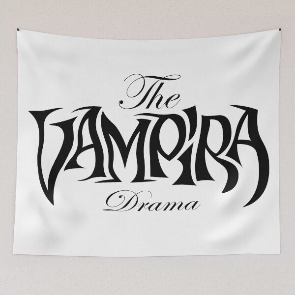 Item preview, Vampire. The Vampire Drama. Gothic letters. designed and sold by Tribalgothss.