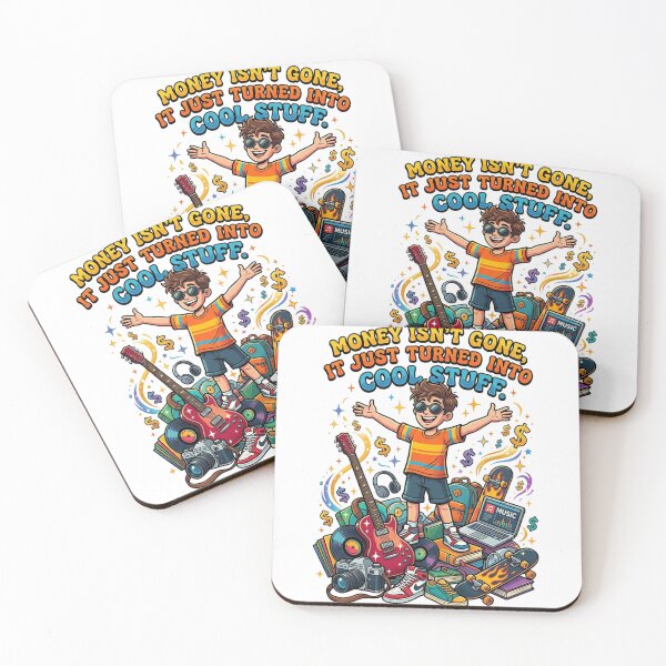 Item preview, Money Isnt Gone It Just Turned Into Cool Stuff Retro Cartoon designed and sold by TaiwanMemory.