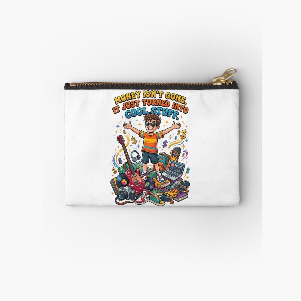 Item preview, Money Isnt Gone It Just Turned Into Cool Stuff Retro Cartoon designed and sold by TaiwanMemory.