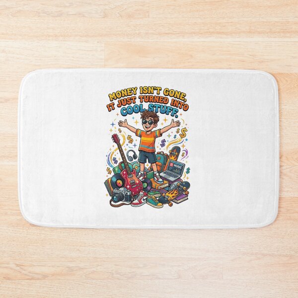 Item preview, Money Isnt Gone It Just Turned Into Cool Stuff Retro Cartoon designed and sold by TaiwanMemory.